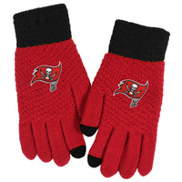Tampa Bay Buccaneers Waffle Knit Gloves