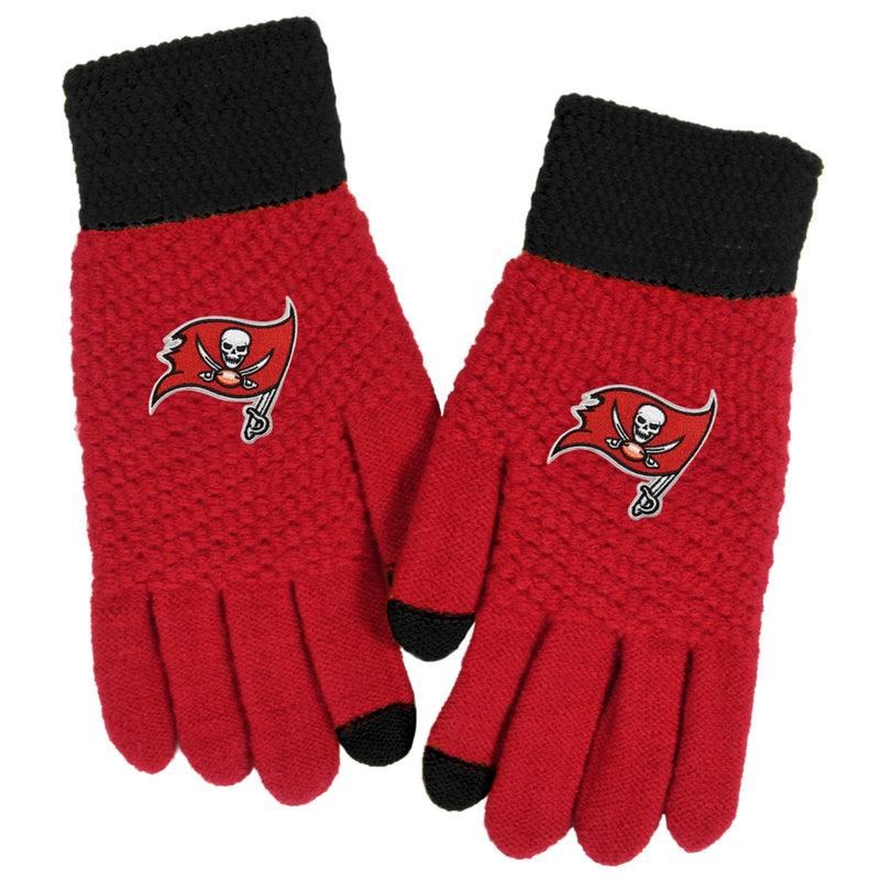 Tampa Bay Buccaneers Waffle Knit Gloves