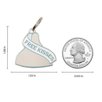 Free Kisses Pet ID Tag