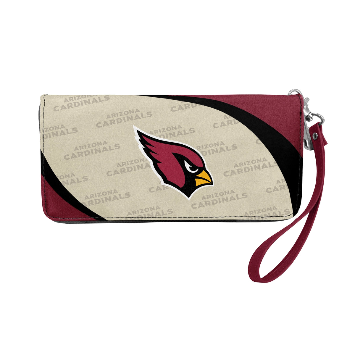 AZ Cardinals Curve Zip Organizer Wallet