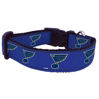 St Louis Blues Nylon Dog Collar or Leash