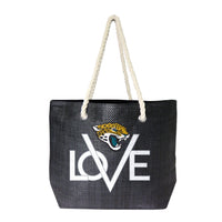 Jacksonville Jaguars Love Tote