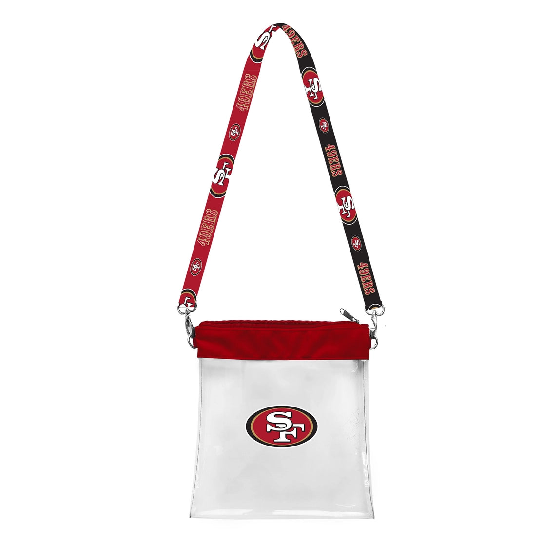 San Francisco 49ers Clear Pattern Strap Bag