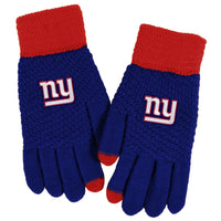 New York Giants Waffle Knit Gloves