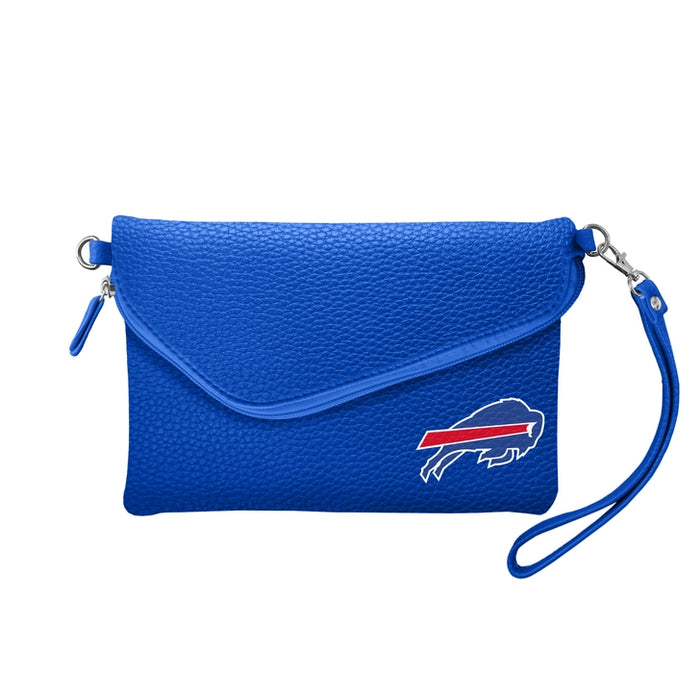 Buffalo Bills Fold-Over Crossbody Pebble Purse