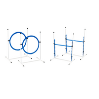 Better Sporting Dogs Adjustable Dog Agility Bar Jumps & Tire Jumps