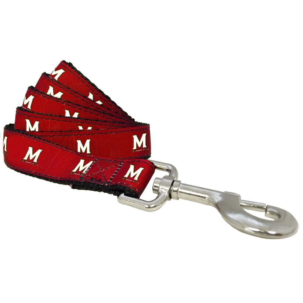 Maryland Terrapins Nylon Dog Collar or Leash