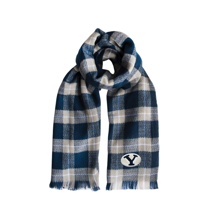 BYU Cougars Plaid Blanket Scarf