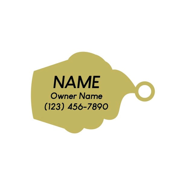 Cupcake Pet ID Tag