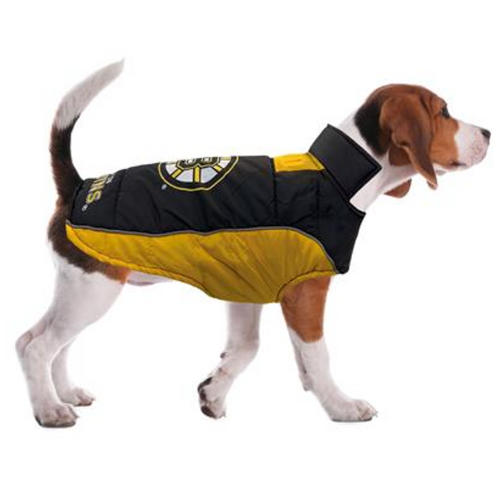 Boston Bruins Fleece Dog Coat