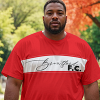 Brentford FC 25/26 Home Kit Inspired Unisex Basic T-shirt