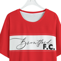 Brentford FC 25/26 Home Kit Inspired Unisex Basic T-shirt