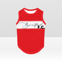 Brentford FC 25/26 Home Inspired Pet Graphic Tee Shirt (Sizes XS-Small)