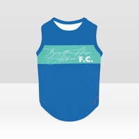 Brighton & Hove Albion FC 25/26 Home Inspired Pet Graphic Tee Shirt (Sizes XS-Small)