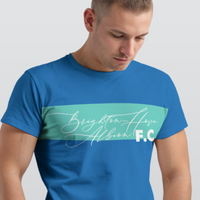 Brighton & Hove Albion FC 25/26 Home Kit Inspired Unisex Basic T-shirt