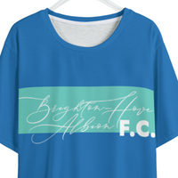 Brighton & Hove Albion FC 25/26 Home Kit Inspired Unisex Basic T-shirt