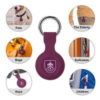 Burnley FC 25/26 Home Kit-Inspired Protective Case for Air Tag