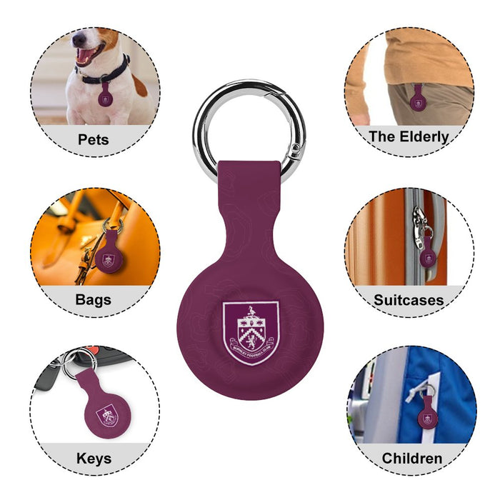Burnley FC 25/26 Home Kit-Inspired Protective Case for Air Tag