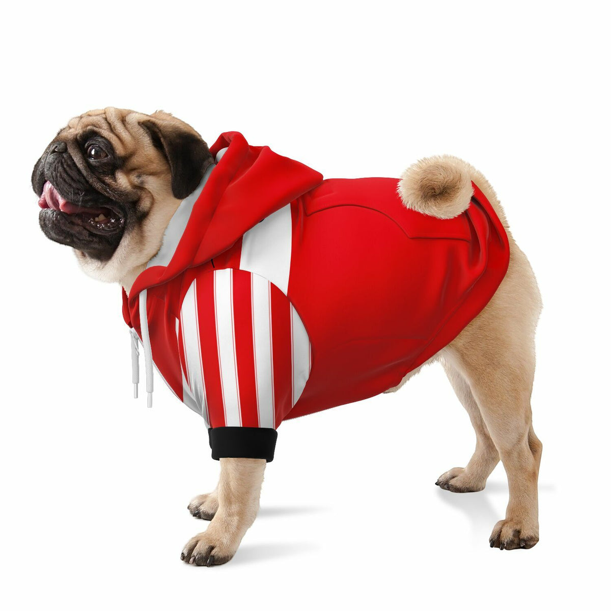 Brentford FC 25/26 Home Kit-Inspired Zip-Up Hoodie