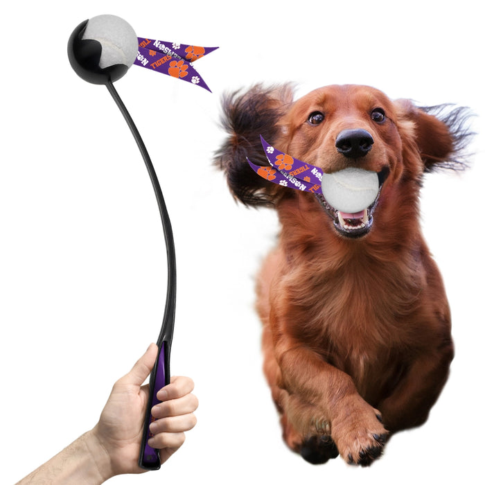 Clemson Tigers Pet Ball Launcher Toy