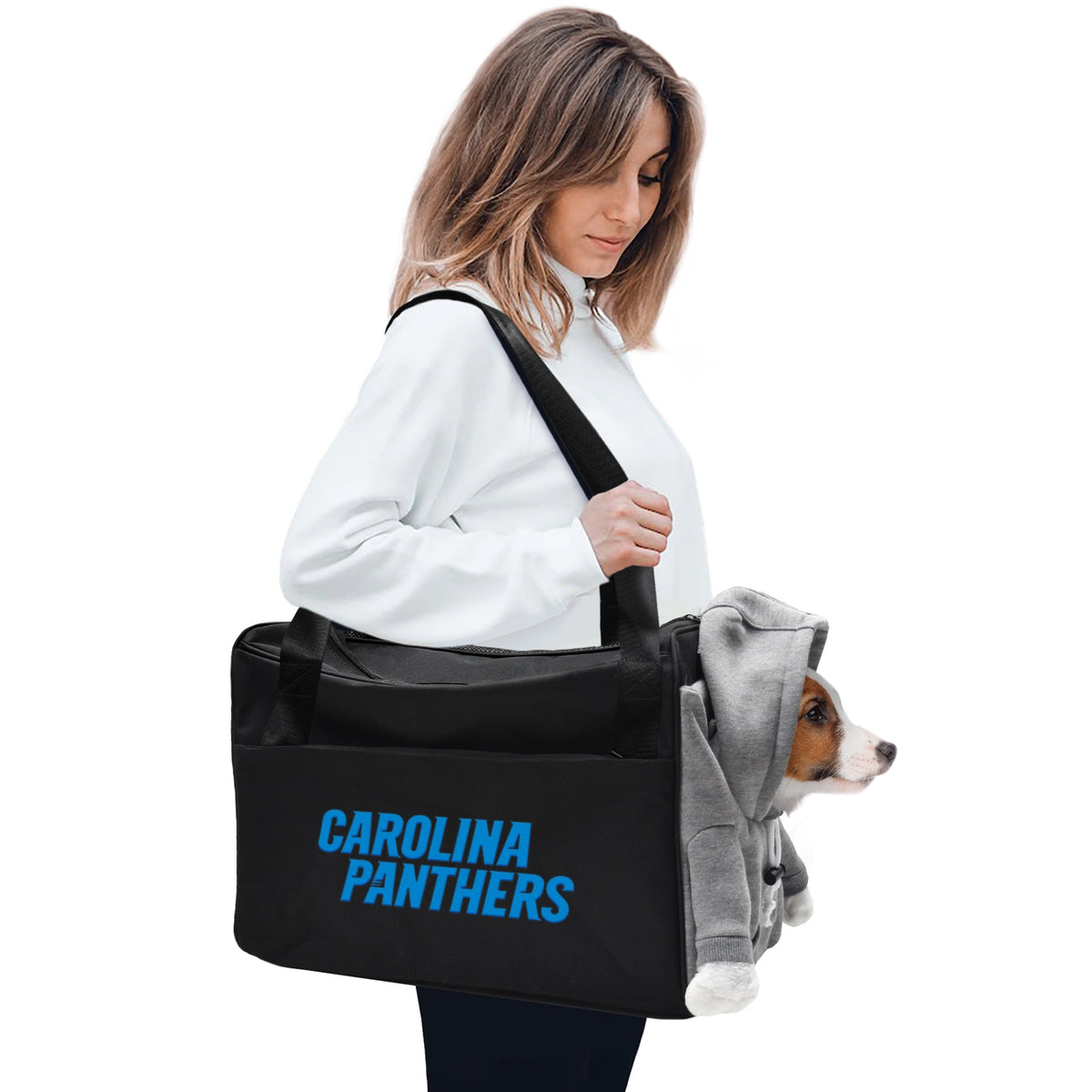 Carolina Panthers Furry Fan Pet Carrier