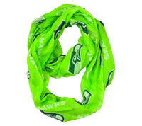 Seattle Seahawks Sheer Infinity Scarf