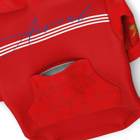Arsenal FC 25/26 Home Kit inspired Pet Zip Hoodies