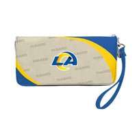 Los Angeles Rams Curve Zip Organizer Wallet