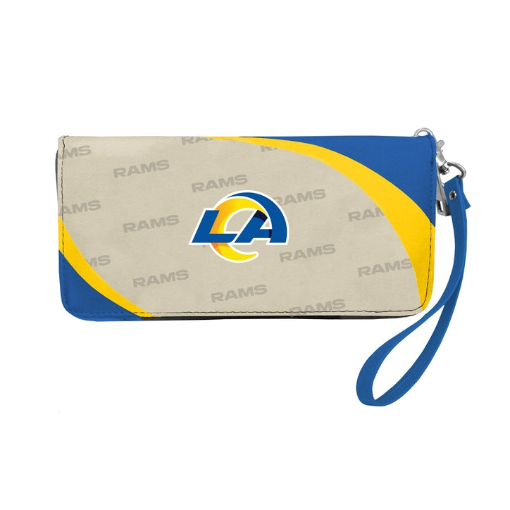 Los Angeles Rams Curve Zip Organizer Wallet