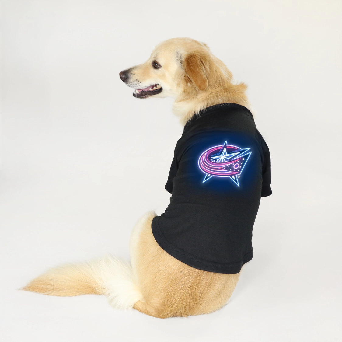 Columbus Blue Jackets Neon Tee Shirt