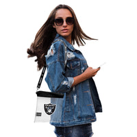 Las Vegas Raiders Clear Pattern Strap Bag