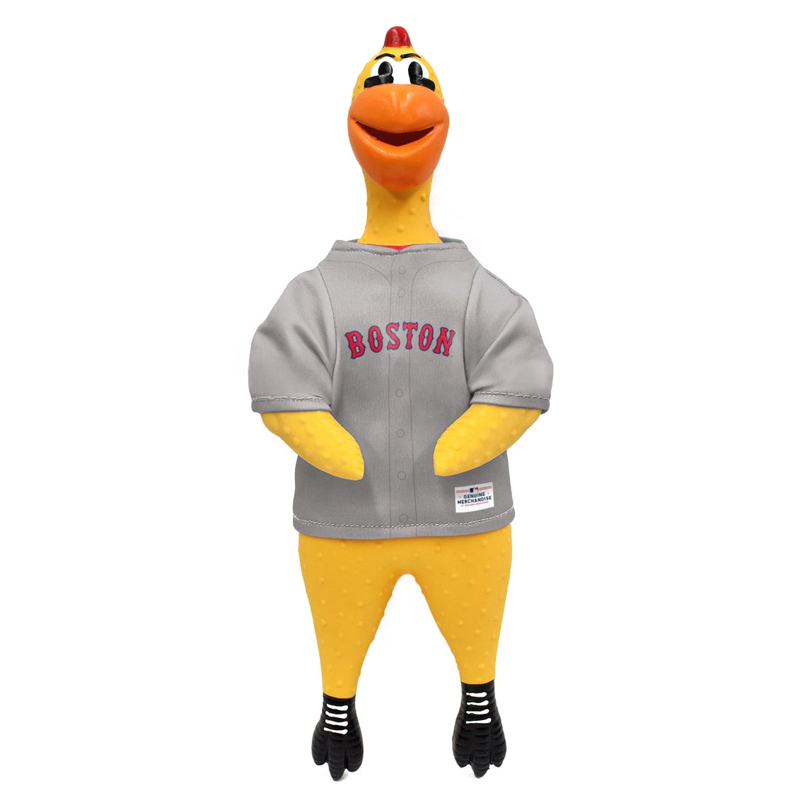 Boston Red Sox Rubber Chicken Pet Toy