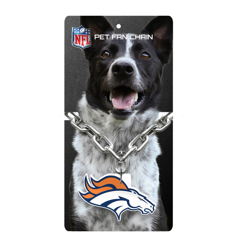 Denver Broncos Pet Fan Chain