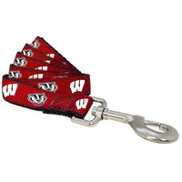 WI Badgers Nylon Dog Collar or Leash