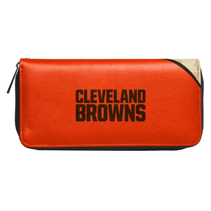 Cleveland Browns Curve Zip Organizer Wallet