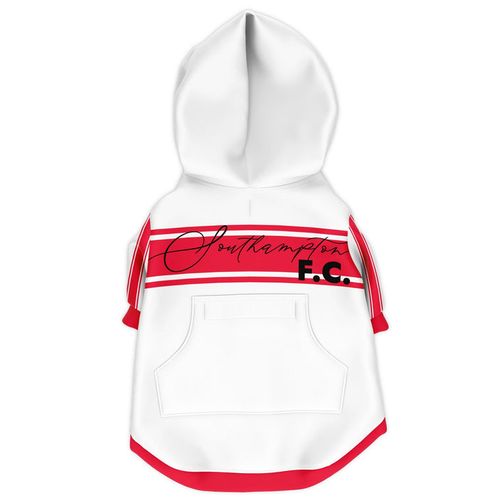 Southampton FC 25/26 Home Kit-Inspired Zip Hoodie