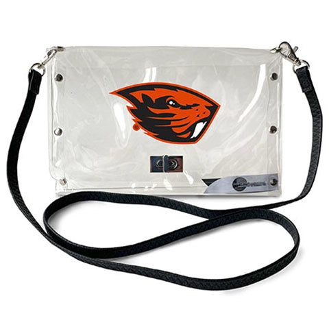 OR State Beavers Clear Envelope Purse