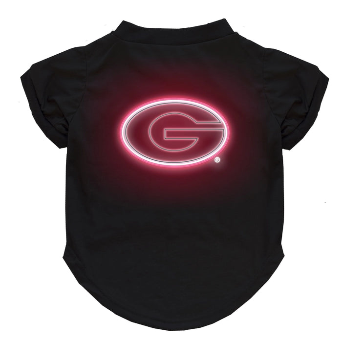 GA Bulldogs Neon Tee Shirt