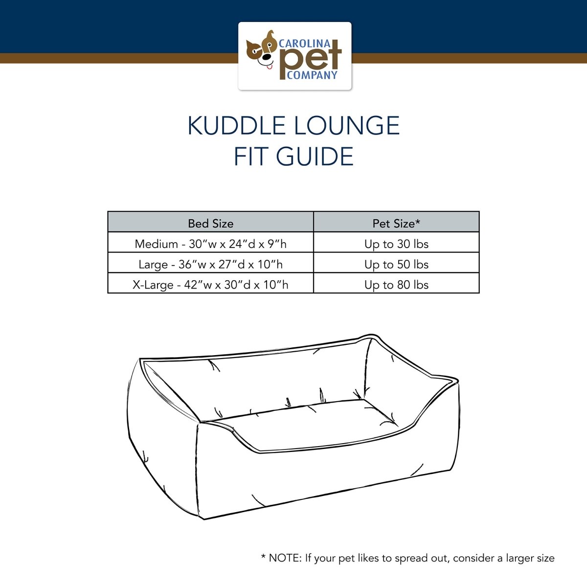 Canvas Kuddle Lounge Comfort Dog Bed