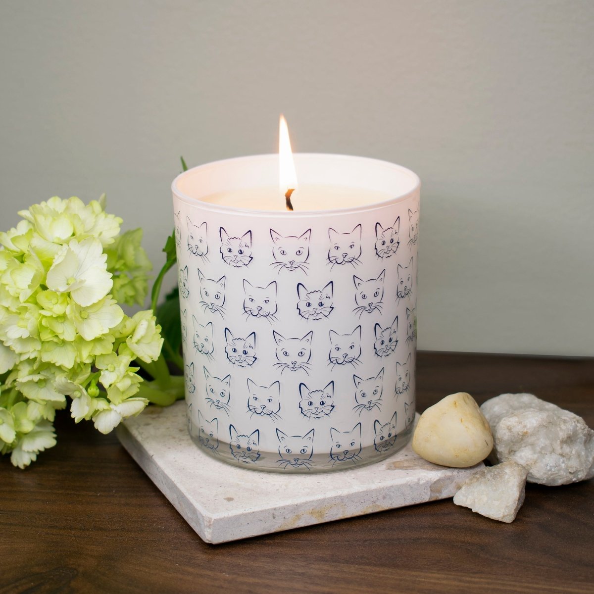 Cat Heads Jar Candle - Rolling in Grass Scent
