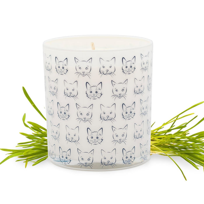 Cat Heads Jar Candle - Rolling in Grass Scent