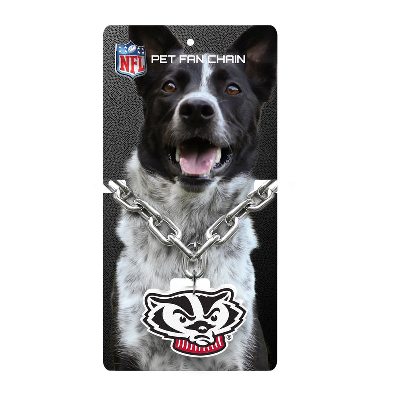 WI Badgers Pet Fan Chain