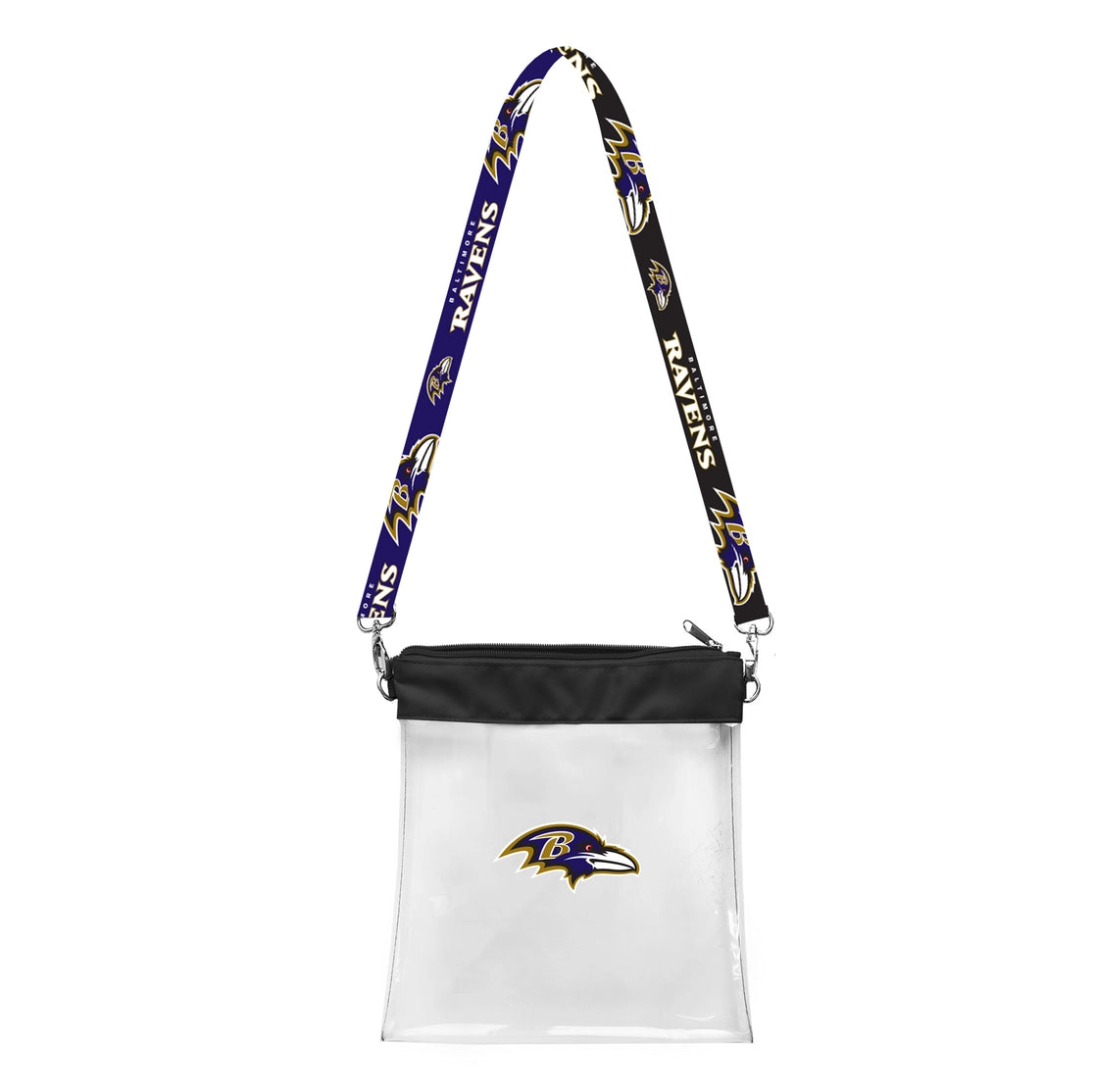 Baltimore Ravens Clear Pattern Strap Bag