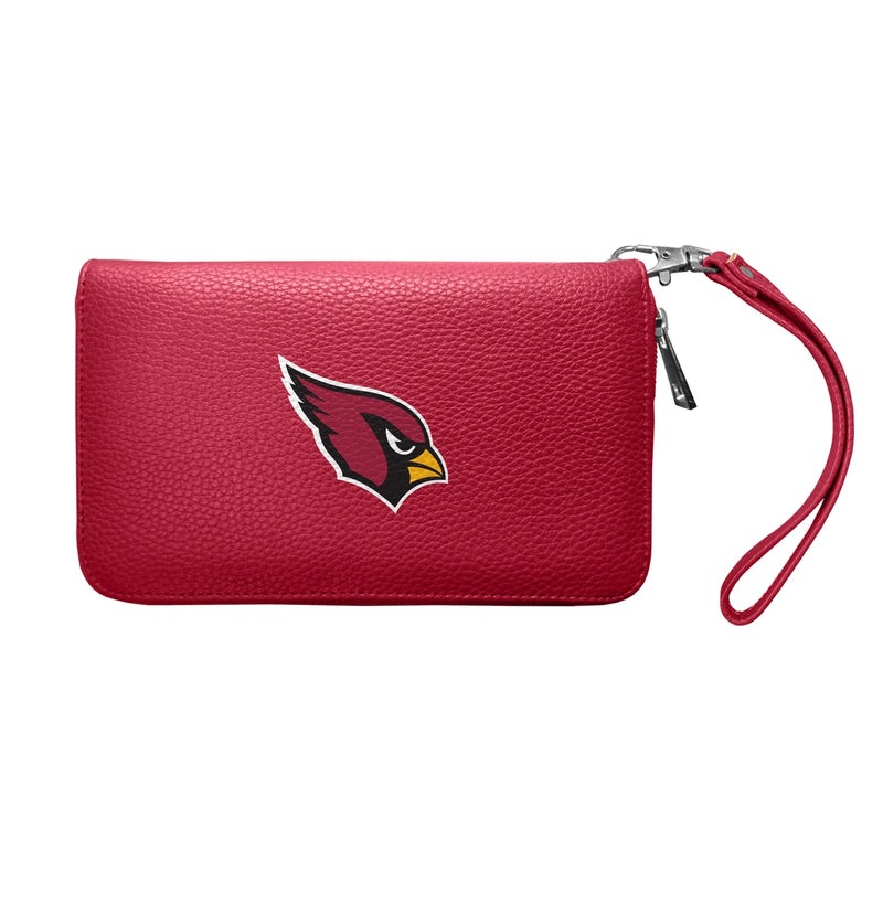 AZ Cardinals Zip Organizer Wallet Pebble