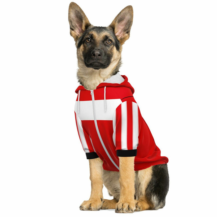 Brentford FC 25/26 Home Kit-Inspired Zip-Up Hoodie