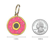 Donut Pet ID Tag