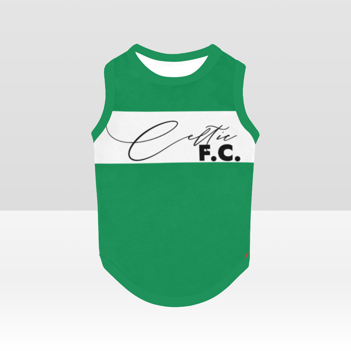Celtic FC 25/26 Home Inspired Pet Graphic Tee Shirt (Sizes XS-Small)
