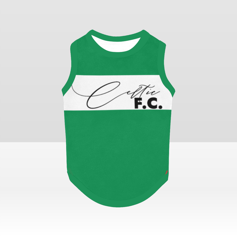 Celtic FC 25/26 Home Inspired Pet Graphic Tee Shirt (Sizes XS-Small)