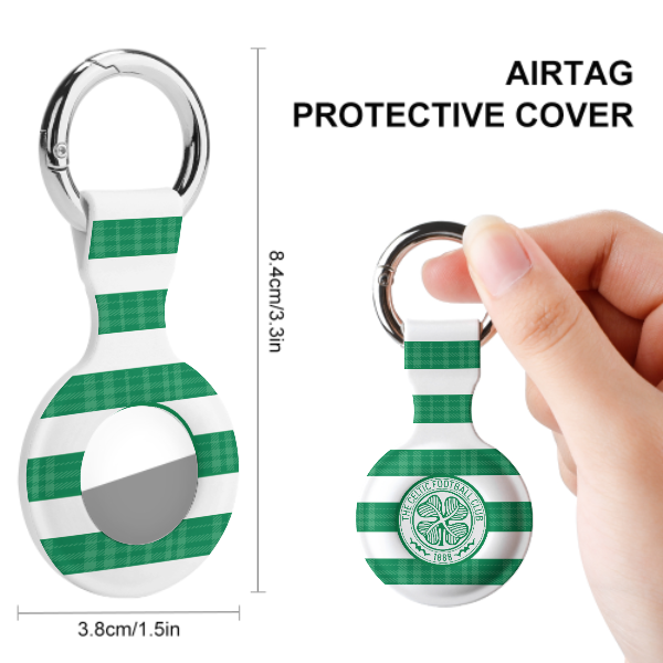 Celtic FC 25/26 Home Kit-Inspired Protective Case for Air Tag