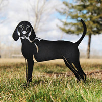 Coonhound - Redbone Corten Steel Outdoor Silhouette
